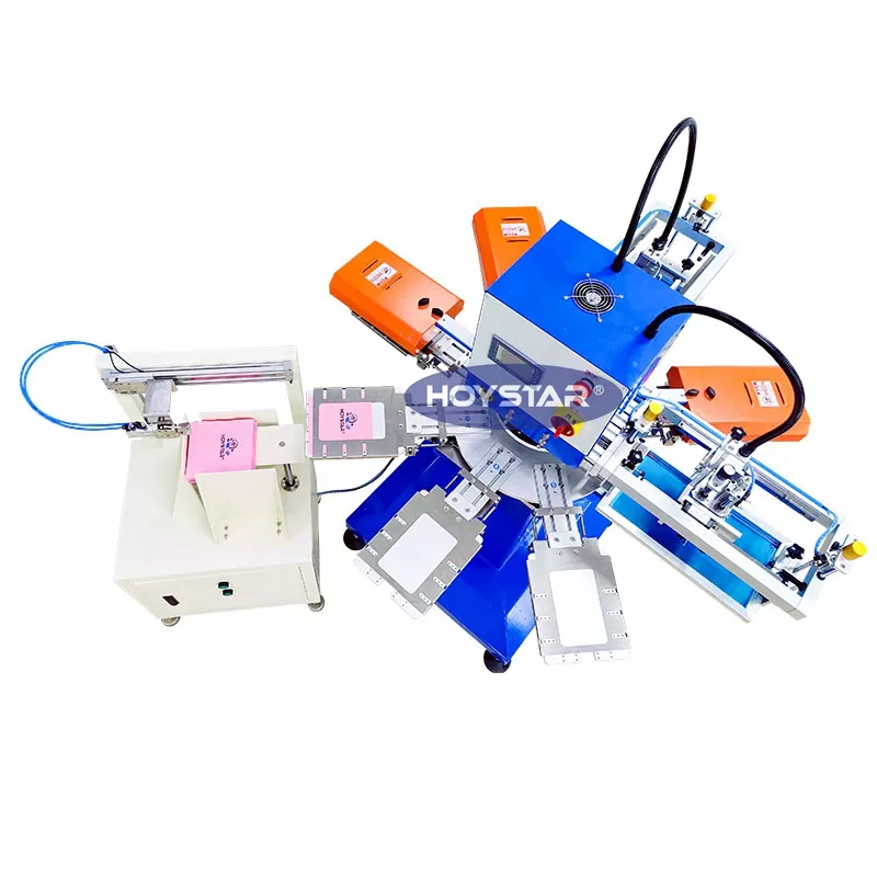 Automatische 2 kleuren servetzeefdrukmachine