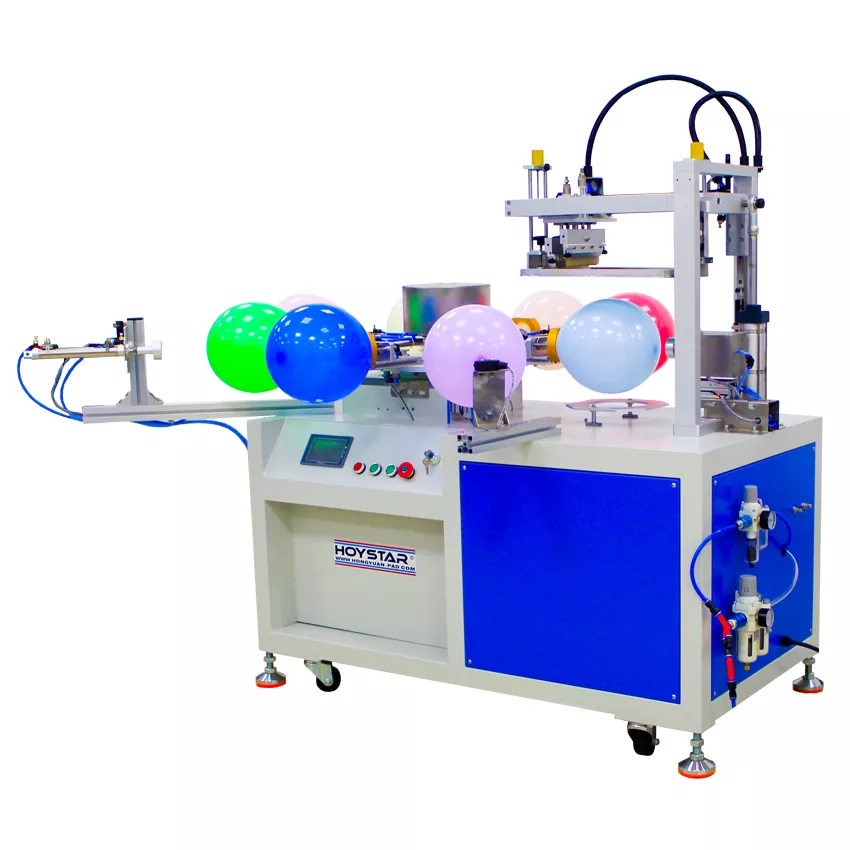 Enkele kleur latex ballon zeefdrukmachine